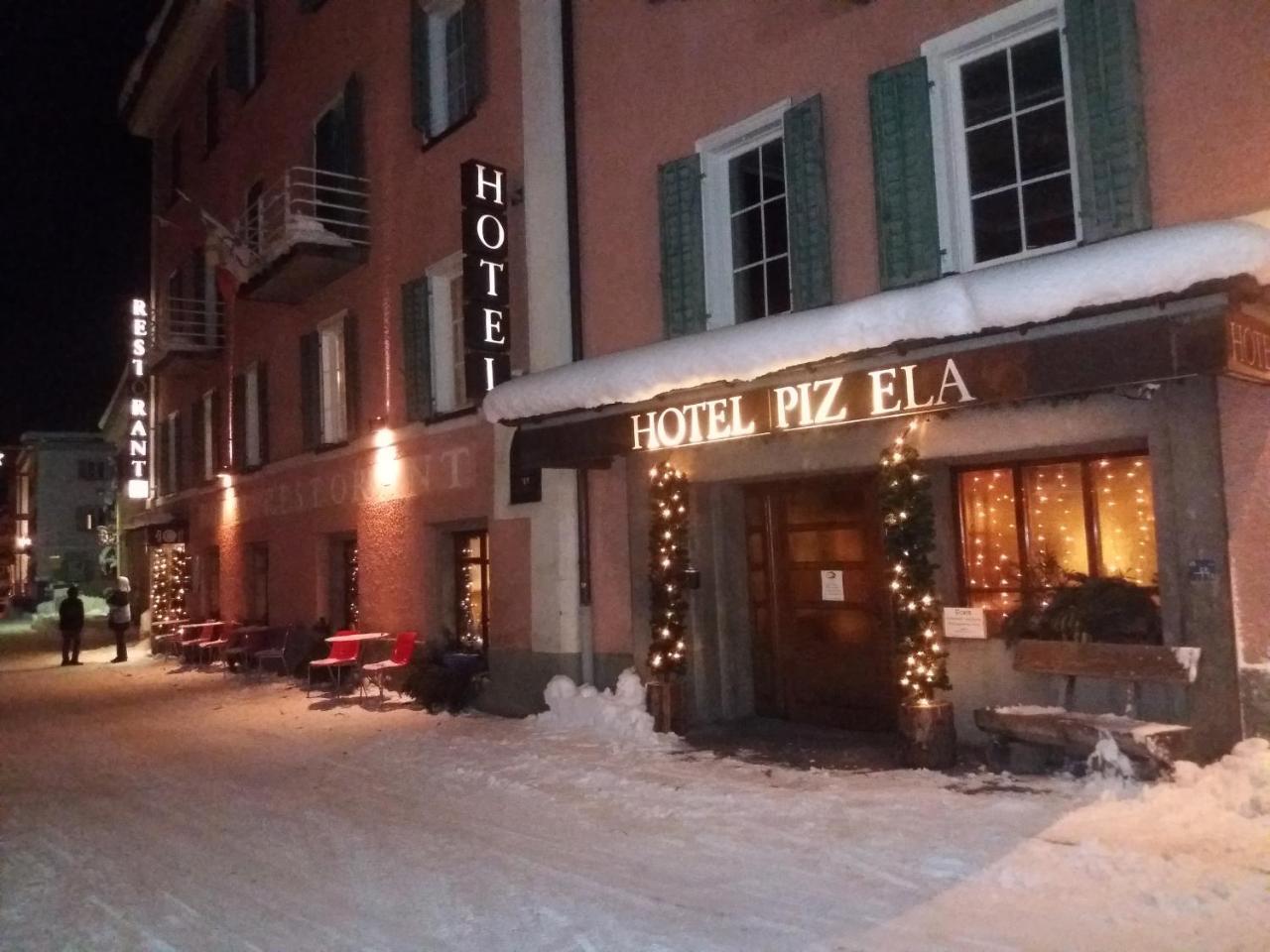 דאבוס Hotel Piz Ela Bergun מראה חיצוני תמונה